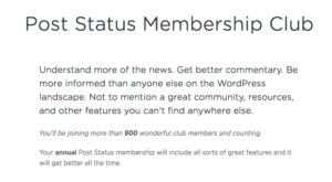 Post Status Club