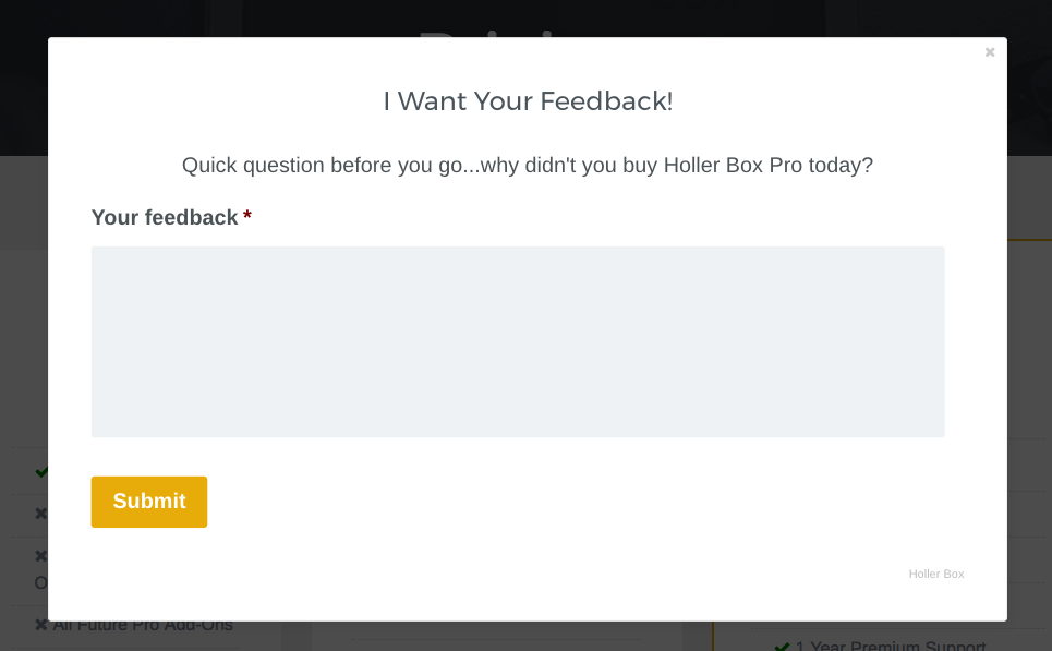 Image result for Ask feedback popup