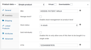 WooCommerce UPC field